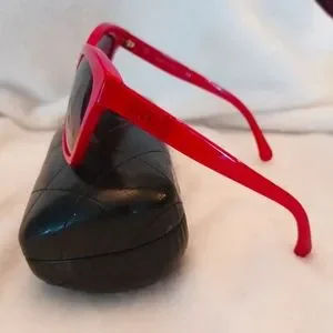 CHANEL | Accessories | Chanel 533 Red Sunglasses | Poshmark display picture 1